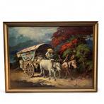 Hasim (1921-1982) - boerenkar, Antiek en Kunst, Ophalen of Verzenden