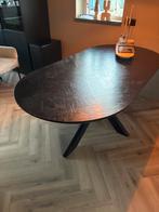 Deems ovale eetkamertafel zwart, Huis en Inrichting, Tafels | Eettafels, Ophalen of Verzenden, Ovaal, 200 cm of meer, 100 tot 150 cm
