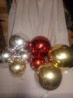 Grote kunstof kerstballen, Ophalen