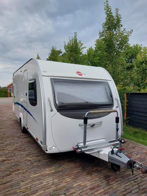 Nette Burstner Belcanto met bankairco, Caravans en Kamperen, Caravans, Particulier, tot en met 4, 1000 - 1250 kg, Rondzit, Bürstner