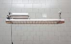 Unieke Japanse industriële lamp Kokosha 130 cm Loft, Gebruikt, Industriell, Glas, Ophalen of Verzenden