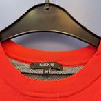 Nikkie shirt / truitje dikke rode stof zw/wit streep M 46567, Maat 38/40 (M), Verzenden, ., Nikkie