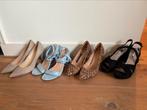 4 paar leuke zomer hakken, Pumps, Overige kleuren, Ophalen of Verzenden, Zo goed als nieuw
