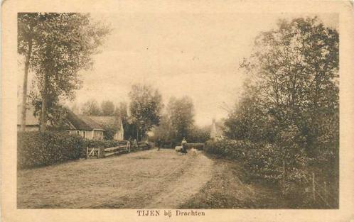 (380-816-015) Drachten Tijen, Verzamelen, Ansichtkaarten | Nederland, Friesland, Verzenden