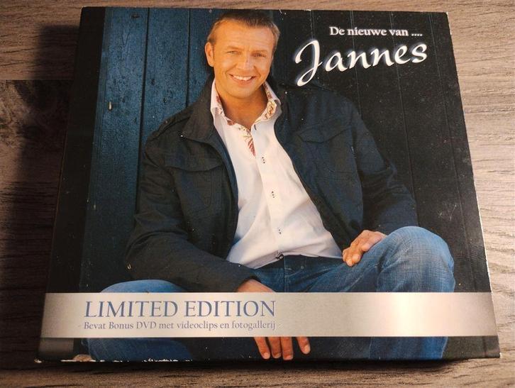 Jannes ‎- De Nieuwe Van .... Jannes [CD + DVD Digipack], Cd's en Dvd's, Cd's | Nederlandstalig, Zo goed als nieuw, Levenslied of Smartlap