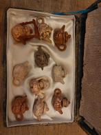 10 Vintage Miniatuur Keramische Theepotjes, Ophalen of Verzenden