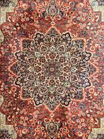 Vintage oosters wol vloerkleed Mashad medallion 249x345cm, Huis en Inrichting, Stoffering | Tapijten en Kleden, 200 cm of meer