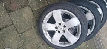 Mercedes velgen 5X112  + 225/45/17inch goede Banden  beschikbaar voor biedingen