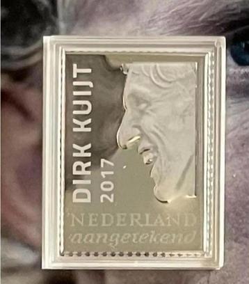 Nederland 2017 | Zilveren Postzegel | Dirk Kuijt | Voetbal beschikbaar voor biedingen