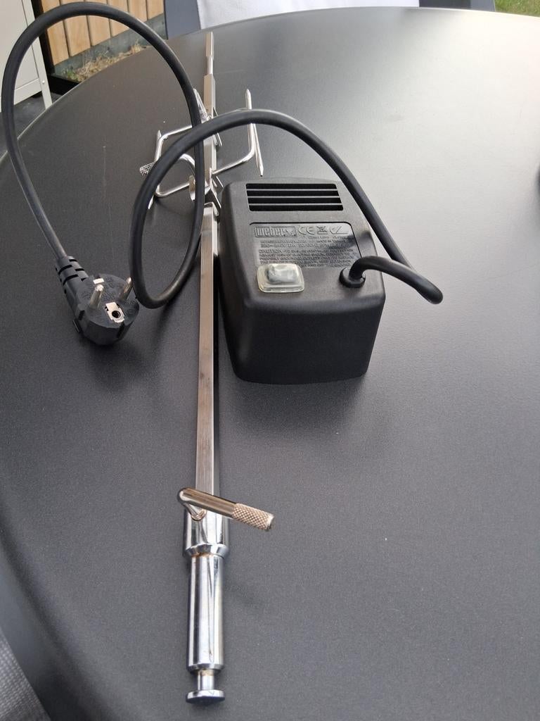 Weber BBQ Draaispit - Perfect voor Grillliefhebbers!, Tuin en Terras, Barbecue-accessoires, Gebruikt, Ophalen of Verzenden