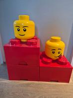 Lego Opbergdozen - Rood, Kinderen en Baby's, Verzenden
