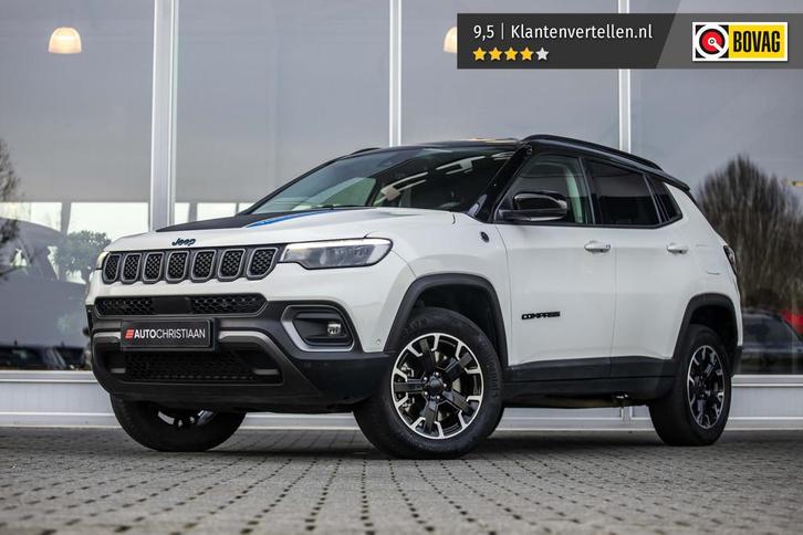 Jeep Compass 4xe 240 Plug-in Hybrid Electric Trailhawk | Cam, Auto's, Jeep, Bedrijf, Te koop, Compass, 4x4, ABS, Achteruitrijcamera