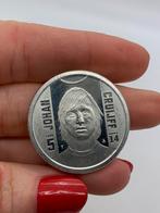 K176 Prachtige zilverem munt Johan Cruijff, Postzegels en Munten, Munten | Nederland, Ophalen of Verzenden