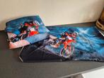 KTM crossmotor dekbedovertrek 2 persoons, zgan, Ophalen of Verzenden, Zo goed als nieuw, Tweepersoons, Dekbedovertrek
