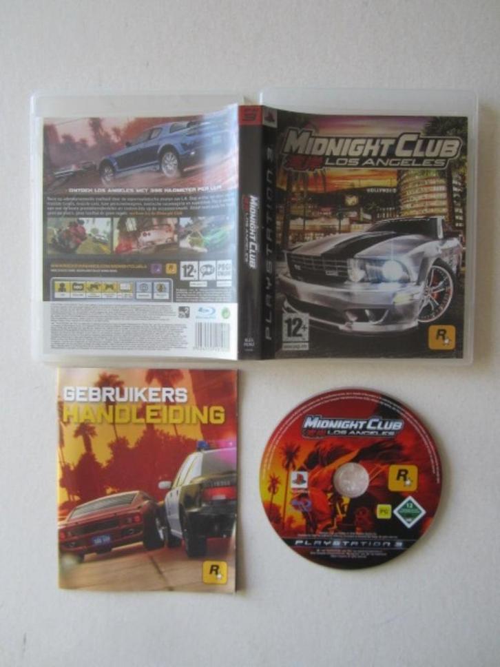 PS3 * Midnight Club 3 L.A. * Playstation 3, Spelcomputers en Games, Games | Sony PlayStation 3, Zo goed als nieuw, Racen en Vliegen