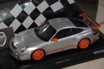 SALE !! 1:18 PORSCHE 911 GT3 RS 2007 silver Minichamps WRH, Hobby en Vrije tijd, Modelauto's | 1:18, Ophalen of Verzenden, Zo goed als nieuw