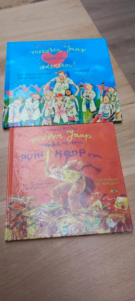 2 Meester Jaap boeken - Jacques Vriens, Boeken, Kinderboeken | Jeugd | onder 10 jaar, Gelezen, Fictie algemeen, Ophalen of Verzenden