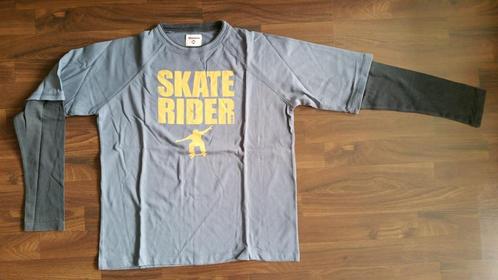 Bellerose SkateRider longsleeve grijs/zwart maat 14, Kinderen en Baby's, Kinderkleding | Maat 164, Zo goed als nieuw, Jongen, Shirt of Longsleeve