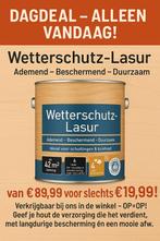 Dagaanbieding: Beits 4 liter voor 19,99 Alleen vandaag !!, Doe-het-zelf en Verbouw, Verf, Beits en Lak, Minder dan 5 liter, Ophalen