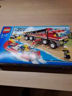 Lego city 7213 off-road brandweerwagen en brandweerboot, Ophalen of Verzenden, Zo goed als nieuw