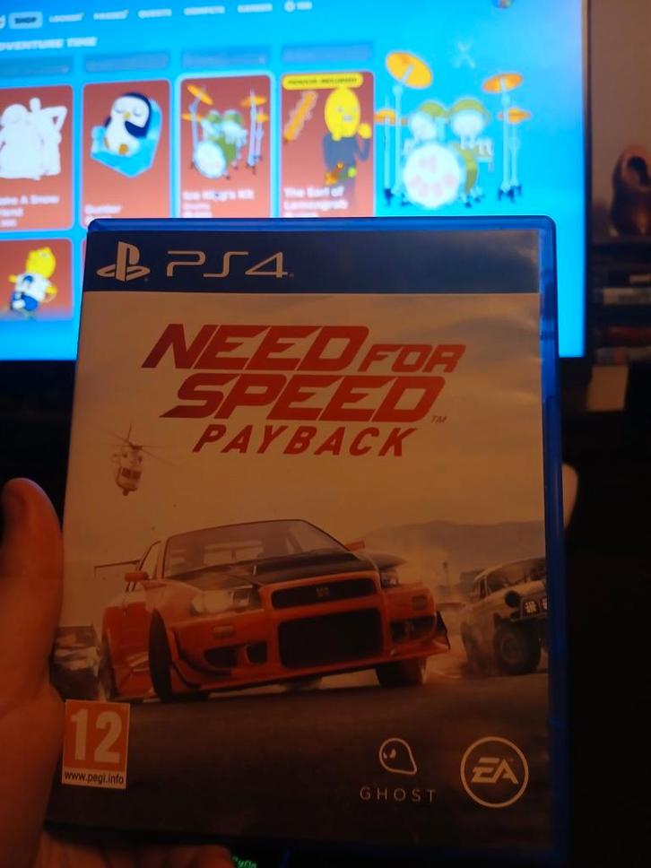 Need for Speed Payback - PS4, Spelcomputers en Games, Games | Atari, Zo goed als nieuw, Racen en Vliegen, 1 speler, Vanaf 12 jaar