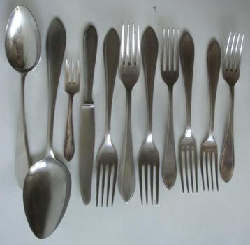 Gero, Sola en Flesva bestek Puntfilet, 11 onderdelen beschikbaar voor biedingen