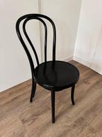 Zwarte thonet franse bistro stoel, Huis en Inrichting, Stoelen, Ophalen, Gebruikt, Zwart, Eén