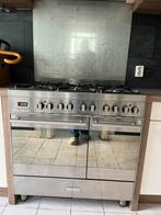 RVS vrijstaand 6-pits gasfornuis met 2 ovens, Ophalen of Verzenden, Zo goed als nieuw