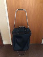 Zwarte boodschappentrolley met uitschuifbare handgreep, Gebruikt, Zwart, Minder dan 40 cm, Minder dan 35 cm