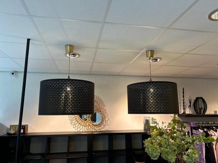 2x IKEA NYMO LAMPEN, Huis en Inrichting, Lampen | Hanglampen, Gebruikt, Minder dan 50 cm, Ophalen