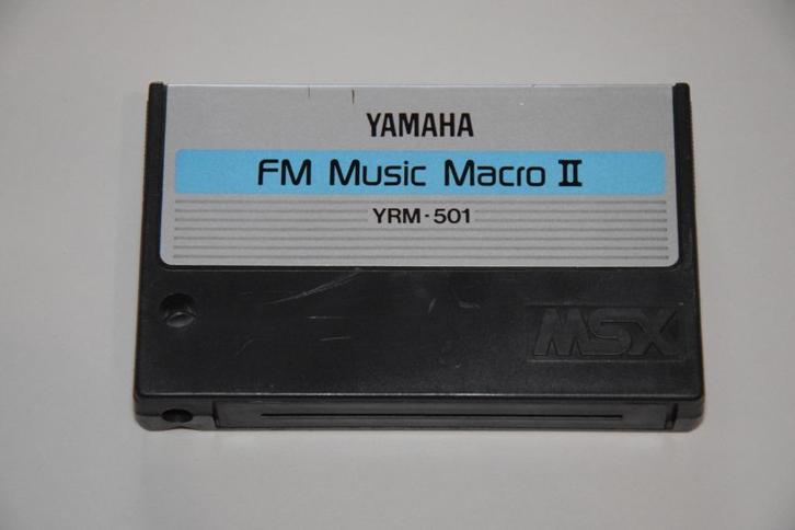 MSX : Yamaha FM Music Marco II (2) Cartridge (YRM-501), Computers en Software, Vintage Computers, Ophalen of Verzenden