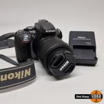Nikon D5300 body zwart incl lens | nette staat, Audio, Tv en Foto, Videocamera's Digitaal, Zo goed als nieuw