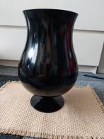 Zwarte vaas 32 cm, Huis en Inrichting, Woonaccessoires | Vazen, Minder dan 50 cm, Zo goed als nieuw, Zwart, Ophalen