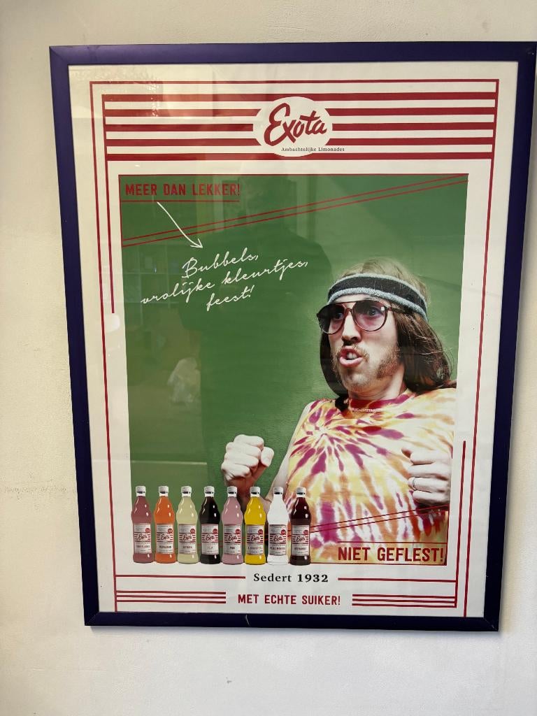 Poster  Exota, Ophalen of Verzenden, Zo goed als nieuw, Overige onderwerpen