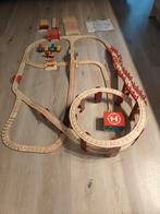 Houten Treinbaan Compleet, Ophalen, Gebruikt