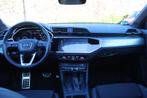 Audi Q3 Sportback 45 TFSI e 3x S-Line | Panoramadak | Sfeerv, Auto's, Gebruikt, Zwart, 150 pk, Leder en Stof