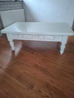 brocante salontafel wit, Ophalen, Gebruikt, 100 tot 150 cm, 50 tot 100 cm