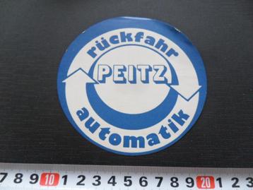 sticker Rückfahr automatik  PEITZ  beschikbaar voor biedingen