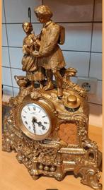 ❤💯☝Antieke Bronzen klok gesigneerd
Werkende staat, Antiek en Kunst, Ophalen of Verzenden