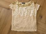 Prachtig blousje / top van Twin Set (Simona Barbieri), mt M, Kleding | Dames, Maat 38/40 (M), Beige, Twin Set (Simona Barbieri