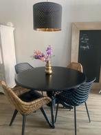 Ronde eettafel, Huis en Inrichting, Tafels | Eettafels, Ophalen, Zo goed als nieuw, Rond, 100 tot 150 cm