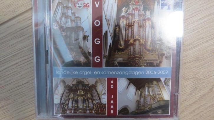 2cd orgel en samenzang: 60 jaar Vogg, Jos van der Kooy e.a., Cd's en Dvd's, Cd's | Religie en Gospel, Zo goed als nieuw, Gospel