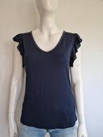 Morgan Roezel top met V-hals. Maat L. Donkerblauw, Kleding | Dames, Tops, Maat 38/40 (M), Blauw, Nijmegen, Verhip-vintage.nl