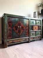 Antieke chinese kast, Met plank(en), 100 tot 150 cm, Ophalen of Verzenden, Zo goed als nieuw