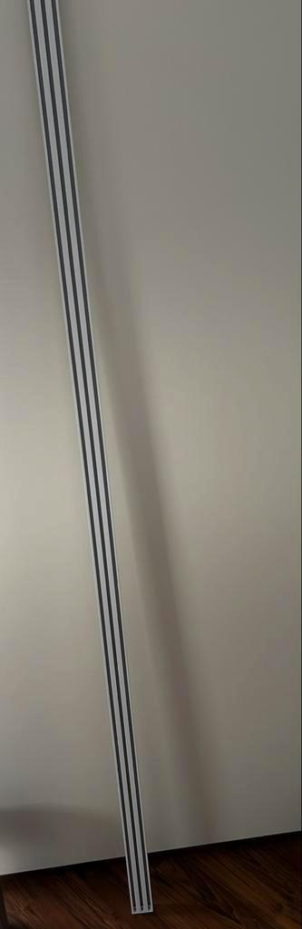 Gordijnrail 3-sporen aluminium wit 260 cm, 1 stuk. beschikbaar voor biedingen