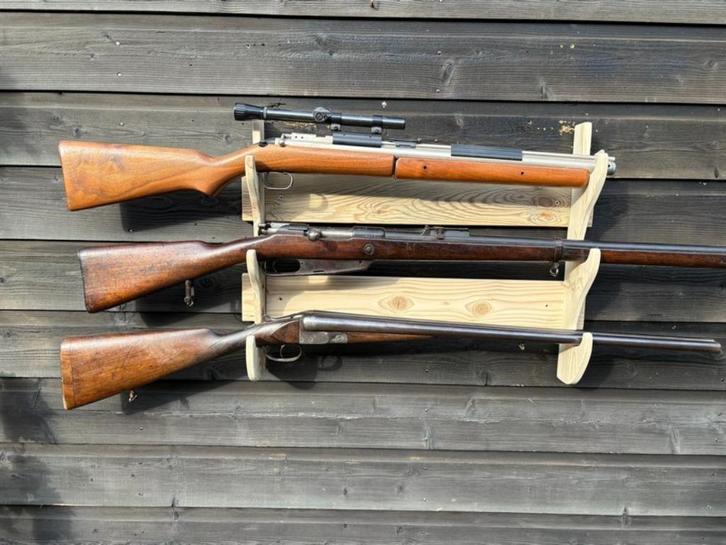 Wand rek T.B.V Geweer Zwartkruit Airsoft, Jacht, Schietsport, Verzamelen, Militaria | Algemeen, Overige soorten, Kunstobject, Nederland