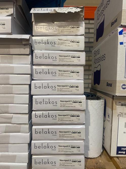 Restpartij Visgraat plak PVC Belakos XL72, Huis en Inrichting, Stoffering | Vloerbedekking, Nieuw, Overige typen, 50 tot 75 m²