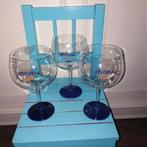 Damrak Amsterdam Gin grote glazen op voet 4 stuks, Huis en Inrichting, Keuken | Servies, Ophalen, Glas of Glazen, Overige stijlen