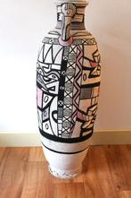 Afrikaanse graancontainer, grote vaas 110cm, Huis en Inrichting, Woonaccessoires | Vazen, Ophalen, Gebruikt, Overige kleuren, Aardewerk of Porselein