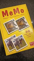 Memo Memory spel, Een of twee spelers, Ophalen of Verzenden, Zo goed als nieuw, Puzzle Pleasure